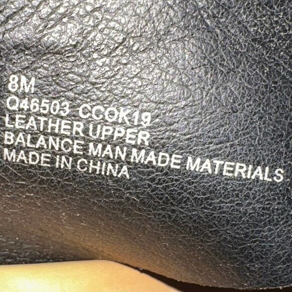 Korks Barango Wooden block heels Sandal Leather Cushioned Footbed Black Size 8 - Picture 7 of 8